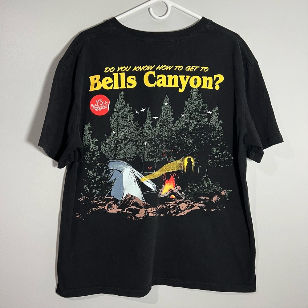 Mr. Ballen Strange Dark Mysterious Bells Canyon Camping T-Shirt Mens 2XL